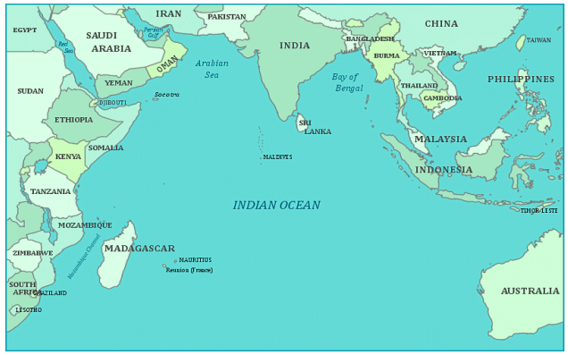 Figure 4: Indian Ocean Region